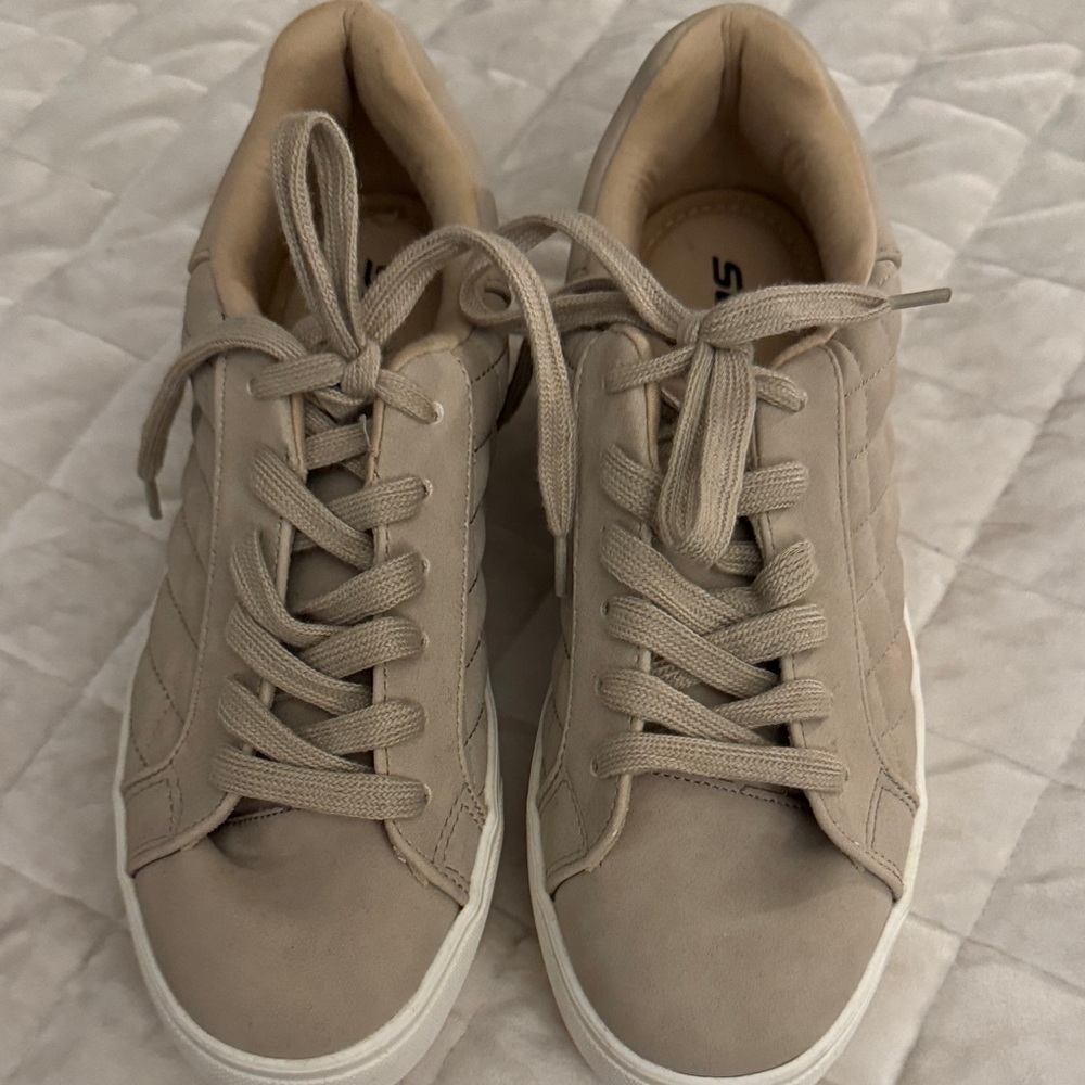 Beige Casual Sneakers